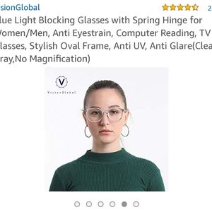 Blue light blocking glasses